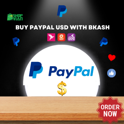 Buy Paypal USD with Bkash
